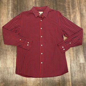 Sonoma Dress Shirt - Blue/Red Check, Size M